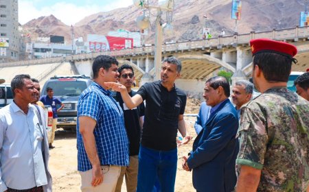 البحسني يثمّن جهود السلطة المحلية بحضرموت في مواجهة تأثيرات المنخفض الجوي