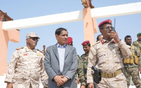 البحسني يشرف على عدد من التدريبات لفرضيات نفذتها قوات النخبة الحضرمية والأمن العام