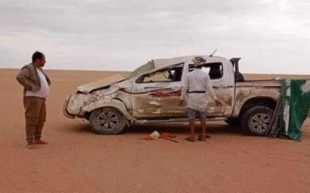 انقلاب سيارة تقل مسافرين في الوديعة عقب عودتهم من السعودية والكشف عن مصيرهم (الأسماء)