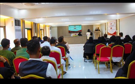 مكتب وزارة الشؤون الاجتماعية والعمل يحيي اليوم العالمي للصحة والسلامة المهنية بحفل خطابي وفني مصّغر