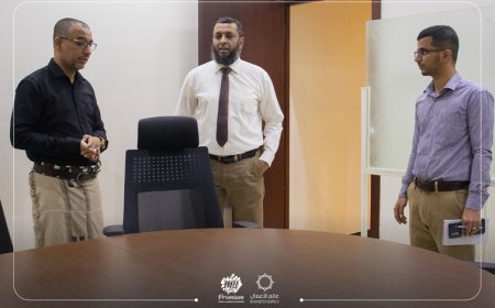مدير عام بنك بن دول للتمويل الأصغر الإسلامي يزور شركة عالم الأعمال للاستثمار والدراسات وأكاديمية بريميوم للقيادة والإدارة