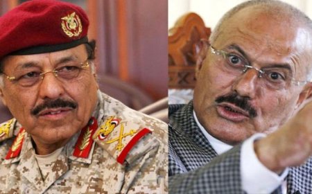 غارات جوية تستهدف منزل الرئيس صالح ومنزل علي محسن الأحمر