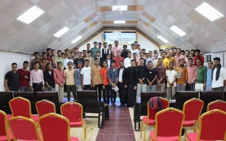 مدير إدارة الجميعات بمكتب الشؤون الاجتماعية يحضر حفل إشهار وتأسيس منتدى الطالب الجامعي بمديرية دوعن