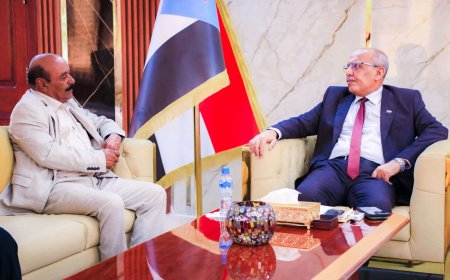 الكثيري يطّلع على نشاط الهيئة التنفيذية ‏لانتقالي شبوة