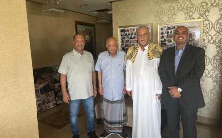 ظهور جديد لرئيس الوزراء الأسبق محمد سالم باسندوة بالقاهرة