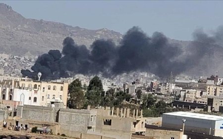 عاجل.. غارة جوية بصنعاء وتصاعد أعمدة دخان