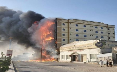 بيان توضيحي حول حريق فندق قيد الإنشاء في مدينة عتق
