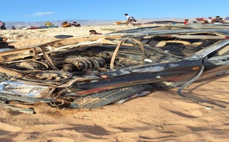 وفاة أربعة مسافرين في حادث سير مروع بالمهرة