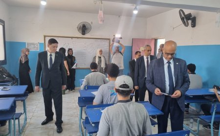 انطلاق اختبارات الثانوية اليمنية بمصر بحضور قيادات تعليمية