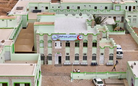 افتتاح مستشفى بضه العام بمديرية دوعن