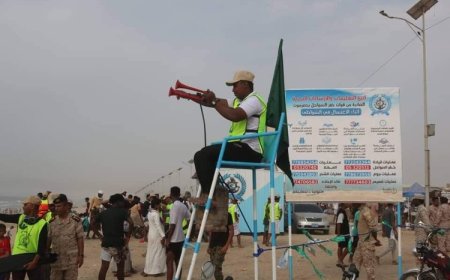 قوات خفر السواحل تستحدث طريقة جديدة لتحذير من دخول مرتادي البحر