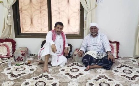 الشيخ البسيري يزور المهندس بن سعدون احتفاءً بنجاح عمليته وعودته سالمًا إلى أرض الوطن