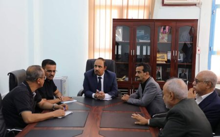 مباحثات لتطوير الاستثمار في التعدين بحضرموت