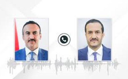 اتصال هاتفي بين أحمد علي وعضو مجلس القيادة الرئاسي عثمان مجلي يعبر عن الامتنان لرفع العقوبات الأممية