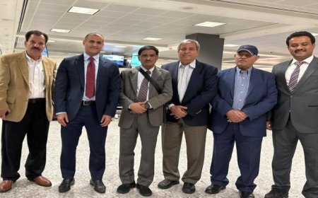 بعد غيابه عن زيارة الرئيس العليمي لحضرموت.. عضو مجلس القيادة البحسني يصل إلى واشنطن