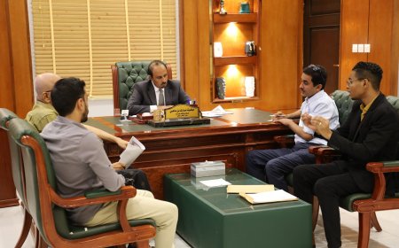 محافظ حضرموت يتابع الاستعدادات النهائية لمعرض حضرموت الدولي للكتاب