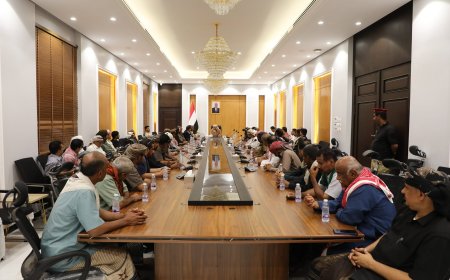 مقادمة وأعيان قبائل بني مُرّة وآل ماضي يؤكدون وقوفهم مع مطالب حضرموت ومساندة جهود السلطة المحلية بالمحافظة