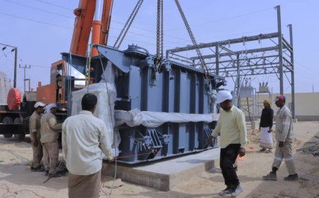 تركيب محوّل جديد لزيادة سعة محطة المنبعث التحويلية بالقطن ضمن خطة 2024م