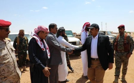 محافظ حضرموت يشيد بتطوير ميناء الوديعة ويثمن دعم المملكة العربية السعودية