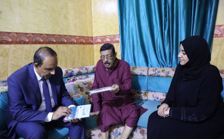 محافظ حضرموت يتابع الحالة الصحية للأستاذين صالح باعامر وعلي بن شملان