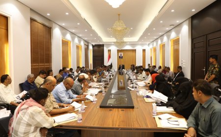 محافظ حضرموت يترأس اجتماع المكتب التنفيذي لمناقشة القطاع الصحي والجمارك