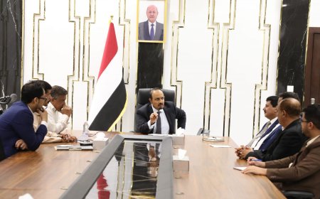 محافظ حضرموت يلتقي رئيس وأعضاء اللجنة الوطنية للتحقيق في ادعاءات إنتهاكات حقوق الإنسان