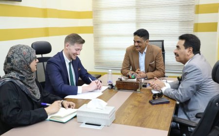 لقاء اقتصادي هام بين مدير شركة النفط بساحل حضرموت ومستشار المبعوث الأممي.. تفاصيل