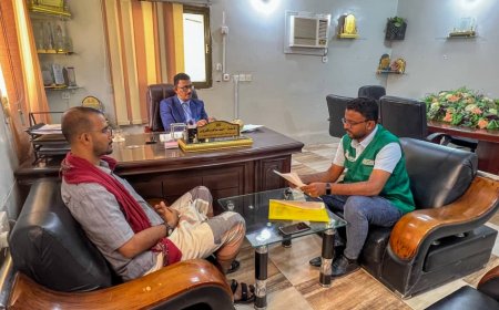 باضروس يطلع على أنشطة مشروع لتنمية القدرات المحلية لتعليم طلاب محو الأمية وذوي الهمم لمؤسسة يماني