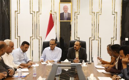 محافظ حضرموت ووزير الصحة يرأسان اجتماعًا بالمكلا لمناقشة الوضع الصحي وسرعة التدخل لتحسين أوضاع هيئتي ابن سينا وسيئون