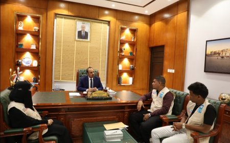 المحافظ بن ماضي يستعرض مشروع ترابط لبناء السلام والمشاركة المجتمعية بحضرموت والمهرة