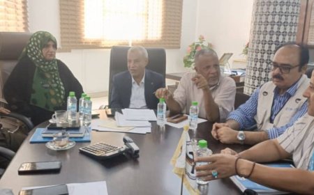 المساحة الجيولوجية تبحث مع (UNOPS) آليات التعاون لمواجهة الكوارث الطبيعية