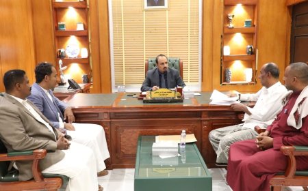 المحافظ بن ماضي يرعى اتفاقية لتوريد تجهيزات حديثة للمعهد التقني الصناعي بسيئون