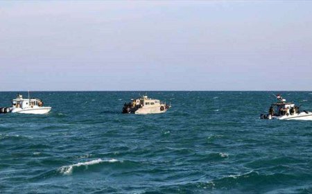 غرق سفينة يمنية قرب جزيرة ميون وإنقاذ طاقمها