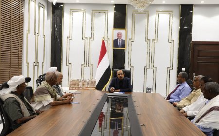 محافظ حضرموت يبحث مع عددٍ من شرائح المجتمع جهود التشاور لتحسين الخدمات وتطوير الأداء