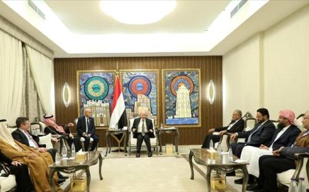 الرئاسي يعزز تحالفاته الدولية.. ويجتمع مع سفراء الدول الكبرى