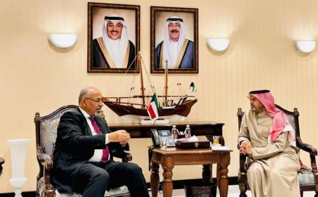 الزُبيدي يشيد بمواقف دولة الكويت إلى جانب اليمن