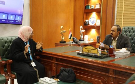 محافظ حضرموت يناقش تدخلات اليونسيف في مشاريع المياه والصحة والتغذية والحماية المجتمعية