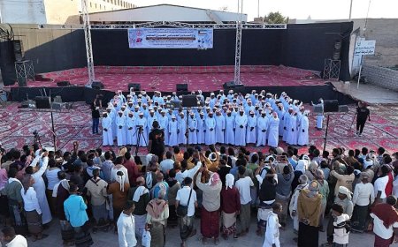 بدعم كويتي.. الشحر تحتفل بزواج 400 عريساً وعروسة 