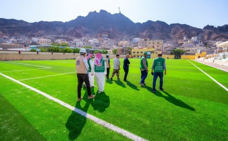 استكمال بناء 3 ملاعب رياضية جديدة في عدن استعداداً للبطولات المحلية والدولية