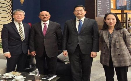 محافظ البنك المركزي يناقش مع سفير كوريا تطورات الأوضاع الاقتصادية