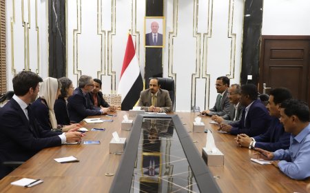 خلال لقائه بوفد أوروبي.. بن ماضي: حضرموت تنشد السلام وترفض الصراع