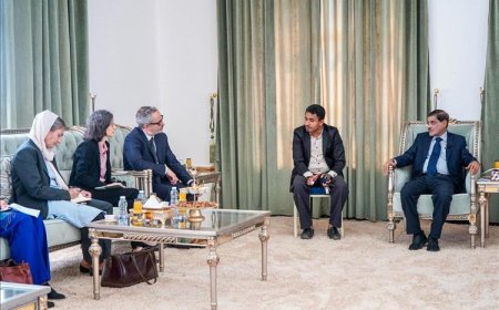 المكلا.. البحسني يستقبل رئيس بعثة الاتحاد الأوروبي وسفيرا فرنسا وهولندا