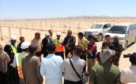 شبوة تقترب من تشغيل محطة طاقة شمسية بقدرة 53 ميجاوات بتمويل إماراتي