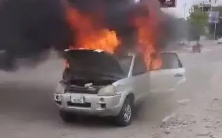 صدمة في عدن.. مقاول يحرق سيارته ومصادر تكشف السبب الصادم