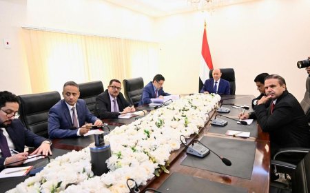 العليمي يترأس اجتماعًا بلجنة إدارة الأزمات في عدن