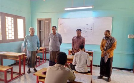 بدء اختبارات نهاية العام لـ8169 طالباً في دوعن