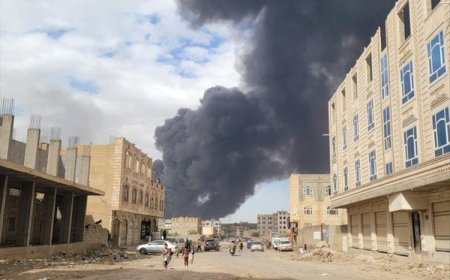 قبل قليل.. غارات إسرائيلية تدمر مطار صنعاء الدولي وانفجارات تهز العاصمة