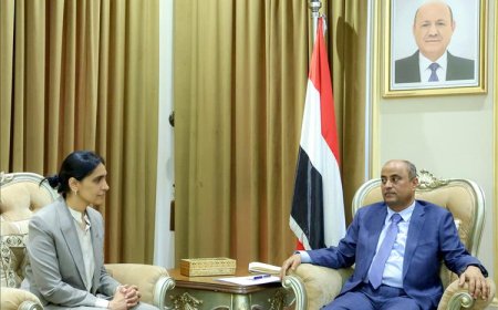 بن بريك يبحث مع بريطانيا دعم خطة التعافي ووقف تدهور الاقتصاد