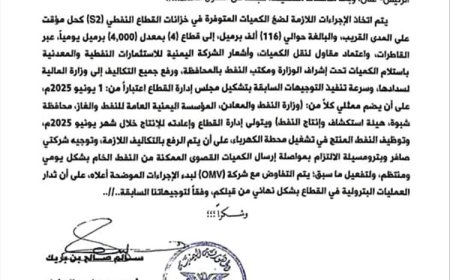 توجيه حكومي مفاجئ.. هل يعود نفط شبوة لتشغيل كهرباء عدن؟.. تفاصيل