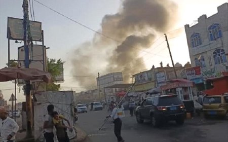 انفجار عنيف في مخزن أسلحة بتعز يودي بحياة مدنيين بينهم نساء وأطفال